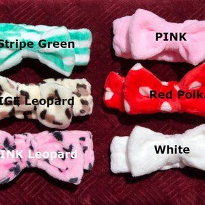 6PCS Makeup Headbands / SPA Headbands Soft Coral Fleece for Women